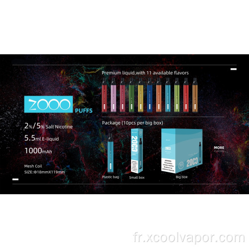 Iplay max 2500buffs Vape Stylo Prix en gros